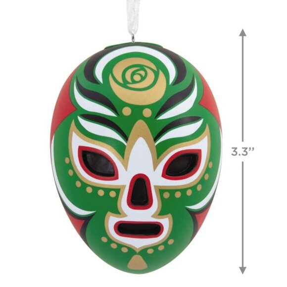 Hallmark Mexican Wrestler Vida Luchador Mask Christmas Tree Ornament - Picture 7 of 7